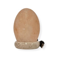 USB Colour Changing Egg Shape Himalayan Pink Salt Lamp Color Change LED Light thumbnail