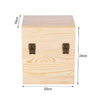 59 Slots Essential Oils Storage Box - Wooden 3-Tier Bottle Holder thumbnail