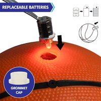 Kahuna Basketball L.e.d Glow Light Up Trampoline Ball thumbnail