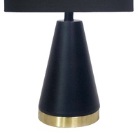 Sarantino Metal Table Lamp in Black and Gold thumbnail
