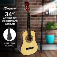 Karrera Childrens Guitar  Wooden 34in Acoustic - Natural thumbnail