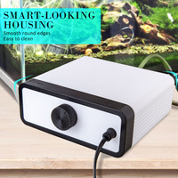 Aquarium Air Pump Oxygen Hydroponic 4 Outlet 670L/H 8W WHITE thumbnail