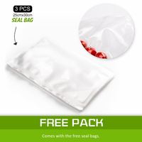 Kitchen Vacuum Food Sealer Sous Vide Machine 100W WHITE thumbnail