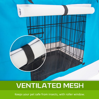 Cage Cover Enclosure for Wire Dog Cage Crate 48in BLUE thumbnail