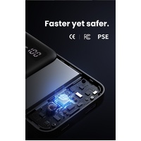 UGREEN 25742 10000mAh Two-way Fast Charging Power Bank Black thumbnail