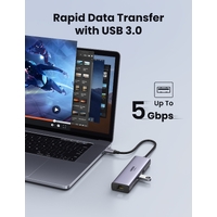 UGREEN 60515 USB-C to HDMI/Ethernet Adapter with Card Reader thumbnail