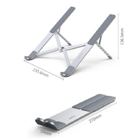 UGREEN 90312 Foldable Laptop Stand (Space Gray) thumbnail
