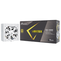Seasonic VERTEX GX-1200 White 1200W ATX 3.0 Gold Modular PSU thumbnail