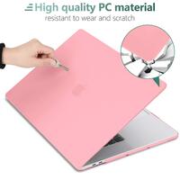Pink MacBook Pro 13 Inch Case 2016-2023 M1 M2 A2338 A2289 A2251 A2159 Hard Shell Case Keyboard Cover thumbnail