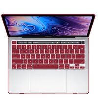 Wine Red MacBook Pro 13 Inch Case 2016-2023 M1 M2 A2338 A2289 A2251 A2159 Hard Shell Case Keyboard Cover thumbnail