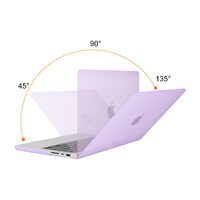 Suitable for  MacBook Pro 14 Max Inch Case 2023 2022 2021 M2 A2779 M1 A2442 Hardshell Case Keyboard Cover Purple thumbnail