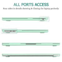 Suitable for  2023 2022 MacBook Air 13 inch case M2 Model A2681 Hard Shell Case Keyboard Cover Green thumbnail