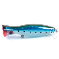 8x Popper Crank 12.5cm Fishing Lure Lures Surface Tackle Fresh Saltwater thumbnail