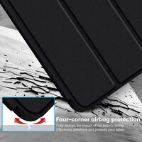 iPad Pro 11 Inch 2020-2022 Soft Tpu Smart Premium Case Auto Sleep Wake Stand Clear Cover Pencil holder Black thumbnail
