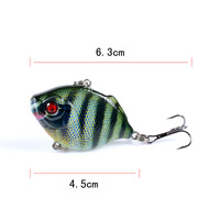 8x Popper Poppers 4.5cm Fishing Lure Lures Surface Tackle Fresh Saltwater thumbnail