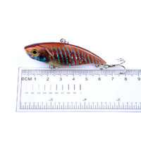 6x 6.5cm Vib Bait Fishing Lure Lures Hook Tackle Saltwater thumbnail