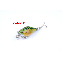 6x 4.3cm Popper Crank Bait Fishing Lure Lures Surface Tackle Saltwater thumbnail