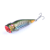 6X 7cm Popper Poppers Fishing Lure Lures Surface Tackle Fresh Saltwater thumbnail