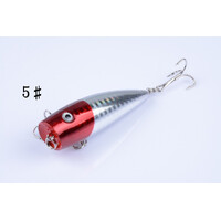 5X 7cm Popper Poppers Fishing Lure Lures Surface Tackle Fresh Saltwater thumbnail