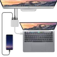 USB C to HDMI Adapter Type C AV Converter 4K HDMI USB 3.0 Port USB-C Female thumbnail