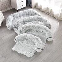 Kids Pet Sofa Bed Dog Cat Calming Waterproof Sofa Cover Protector Slipcovers L thumbnail