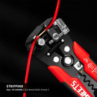 Kaiweets KWS-103 Self Adjusting Wire Stripper Wire Cutter Cable Stripper Clamp thumbnail