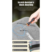 STARTRC Flip Drone Case for DJI Flip Fly More Combo,Portable PU Leather Shoulder Bag Can Organizes RC2/RC-N3 Remote, 7 Original Batteries, Charging Hu thumbnail