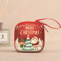 6 Pcs Set Small Gift Cute Cartoon Bags Packaging Box Christmas Coin Purse thumbnail