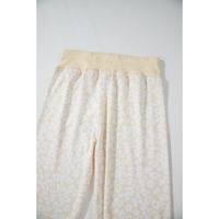 White Cheetah Print Two Piece Loose Fit Cozy Loungewear - S thumbnail