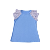 Azura Exchange Tiered Lace Sleeve Knit Top - L thumbnail