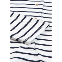 Azura Exchange Striped Print Ruffled Buttoned Top - 2XL thumbnail