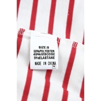 Azura Exchange Ruffled Striped Long Sleeve Top - M thumbnail