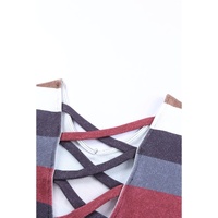 Azura Exchange Crisscross Back Long Sleeve Top - S thumbnail