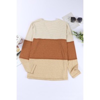 Azura Exchange Color Block Henley Top - M thumbnail