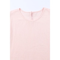 Azura Exchange Tiered Ruffled Short Sleeve Blouse - XL thumbnail
