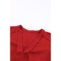 Azura Exchange Half Sleeve V Neck Blouse - M thumbnail