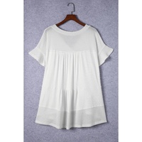 Azura Exchange Knit V Neck Studded Blouse - XL thumbnail