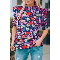 Azura Exchange Ruffle Peplum Top - S thumbnail