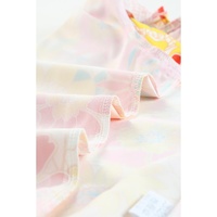 Azura Exchange Floral Flutter Sleeves Stand Collar Top - M thumbnail