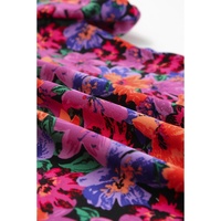 Azura Exchange Floral Print Puff Sleeve Blouse - S thumbnail