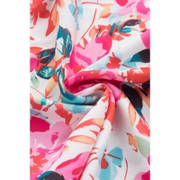 Azura Exchange Ruffle Flutter Sleeve Floral Print Blouse - M thumbnail