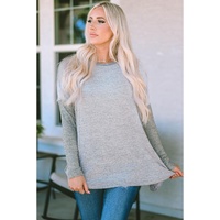 Azura Exchange Patchwork Long Sleeve Top - XL thumbnail