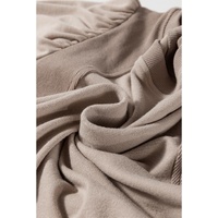 Goat Half Lantern Sleeve Solid Colour Pullover Top - L thumbnail
