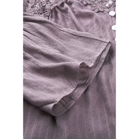 Azura Exchange Lace Button Top - L thumbnail