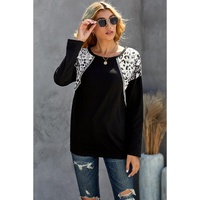 Azura Exchange Leopard Snakeskin Print Long Sleeve Top - XL thumbnail