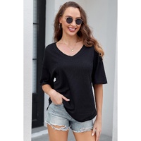 Azura Exchange Waffle Knit Loose Top - M thumbnail