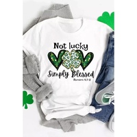 Azura Exchange Leopard Slogan Graphic Tee - S thumbnail