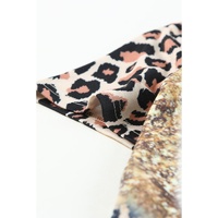 Azura Exchange Lightning Graphic Leopard Dyed T Shirt - M thumbnail