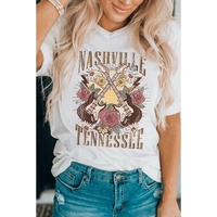 Azura Exchange Rose Graphic Print T-Shirt - XL thumbnail