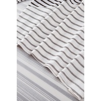 Azura Exchange Patchwork Striped Short Sleeve Top - L thumbnail